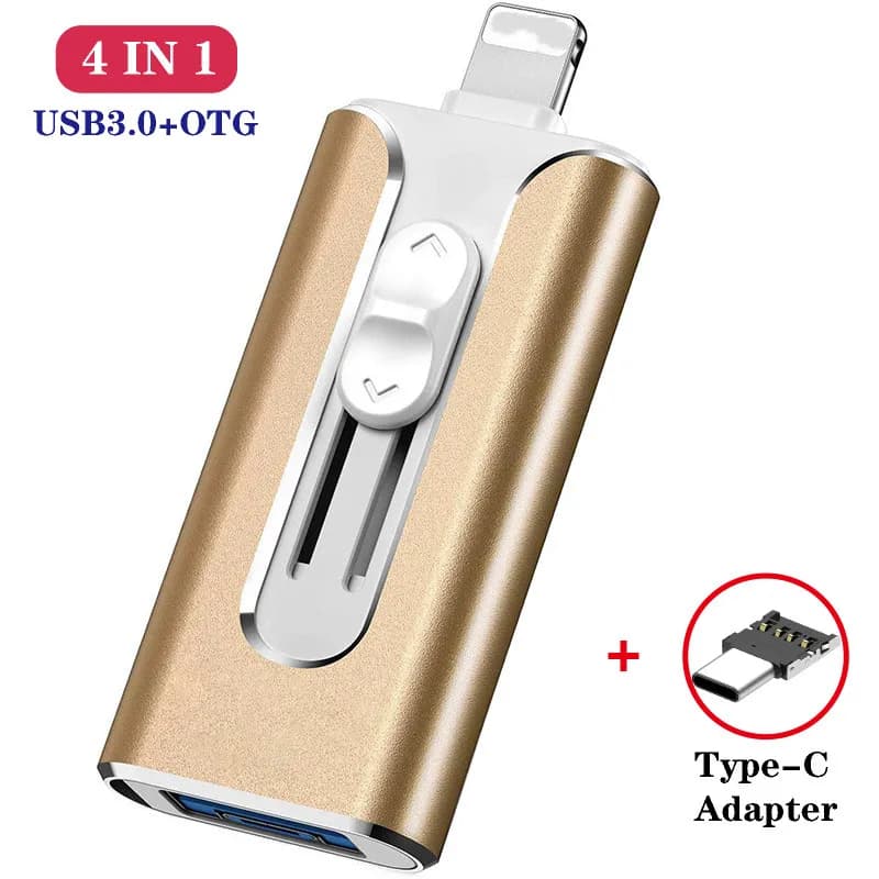 Clé USB OTG pour téléphone, clé USB 256, stockage externe pour téléphone Android, Type C, Windows DevSTR4 en 1, 512G, 128G, 3.0G