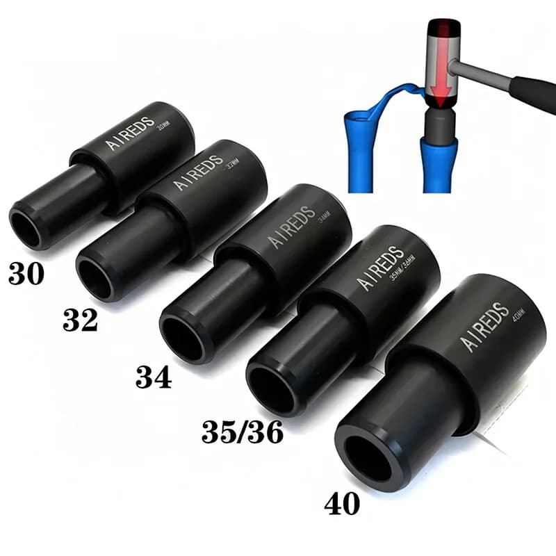 AIREDS – Kit d'outils d'installation de joint anti-poussière de fourche avant de vélo, pour Fox Rockshox 28/30/32/34/35/36/40mm de diamètre de tuyau
