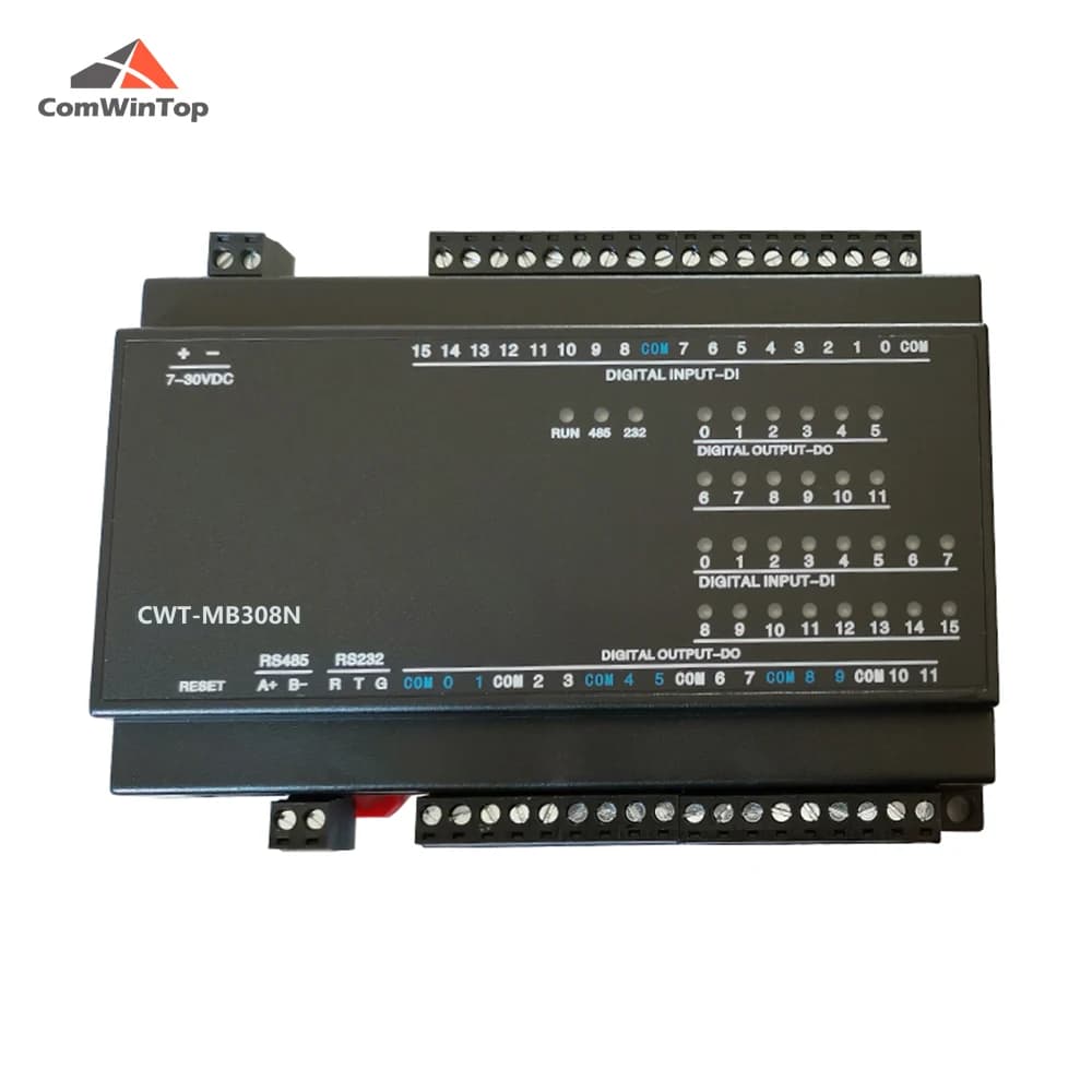 Module Ethernet Modbus Tcp Io CWT-MB308N 8AI + 4AO + 8DI + 8DO RS485 RS232
