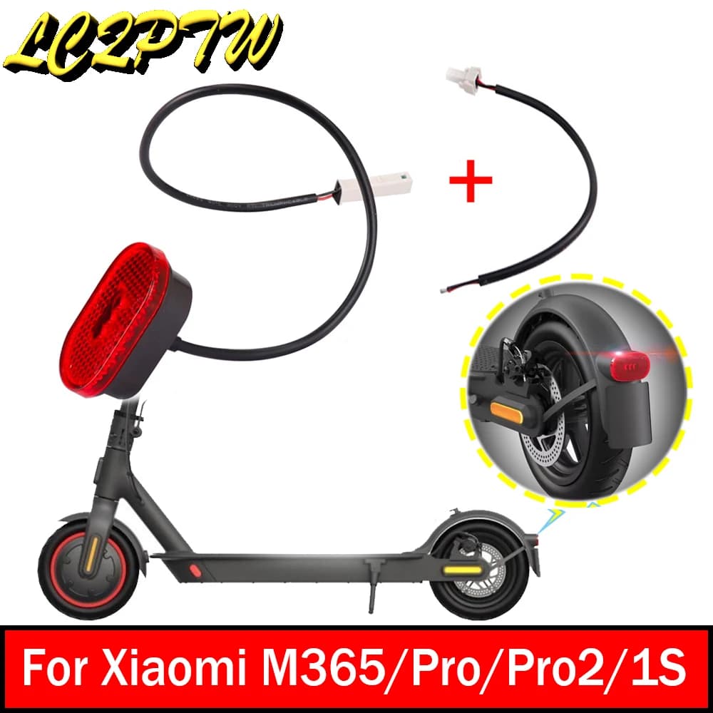 Feu stop pour Scooter électrique Xiaomi M365/Pro/1S/Pro2, feu arrière LED pour Skateboard, feux arrière de sécurité, pièces