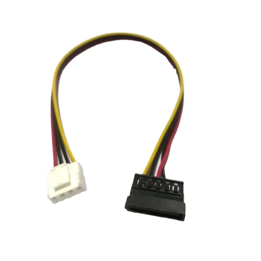Câble d'alimentation 4 broches vers SATA pour caméra IP Hikvision DAHUA Mini VCR, disque dur CCTV, 30 cm