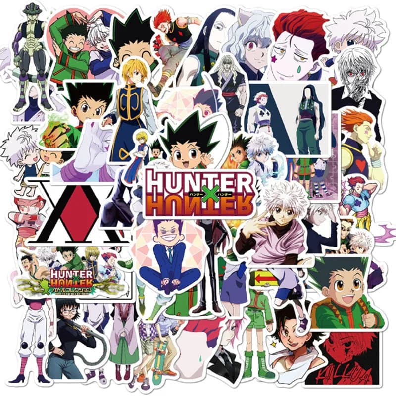 Autocollants Graffiti Anime Hunter Full-time Hunter, 10/30/50/100 pièces, autocollants DIY pour téléphone, ordinateur portable, Ipad, bouteille d'eau, thermos, décoration