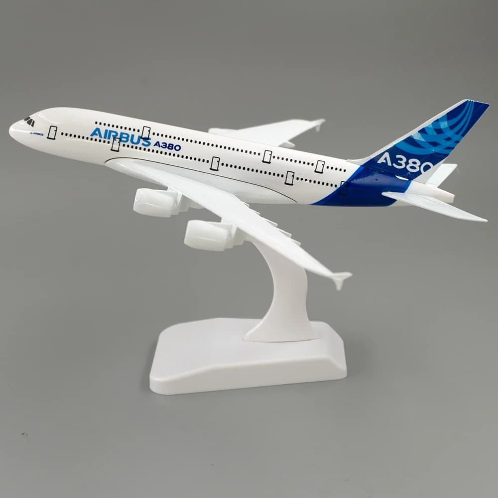 Maquette d'avion Airbus A380 en alliage, 20 cm, jouet, cadeau pour collection