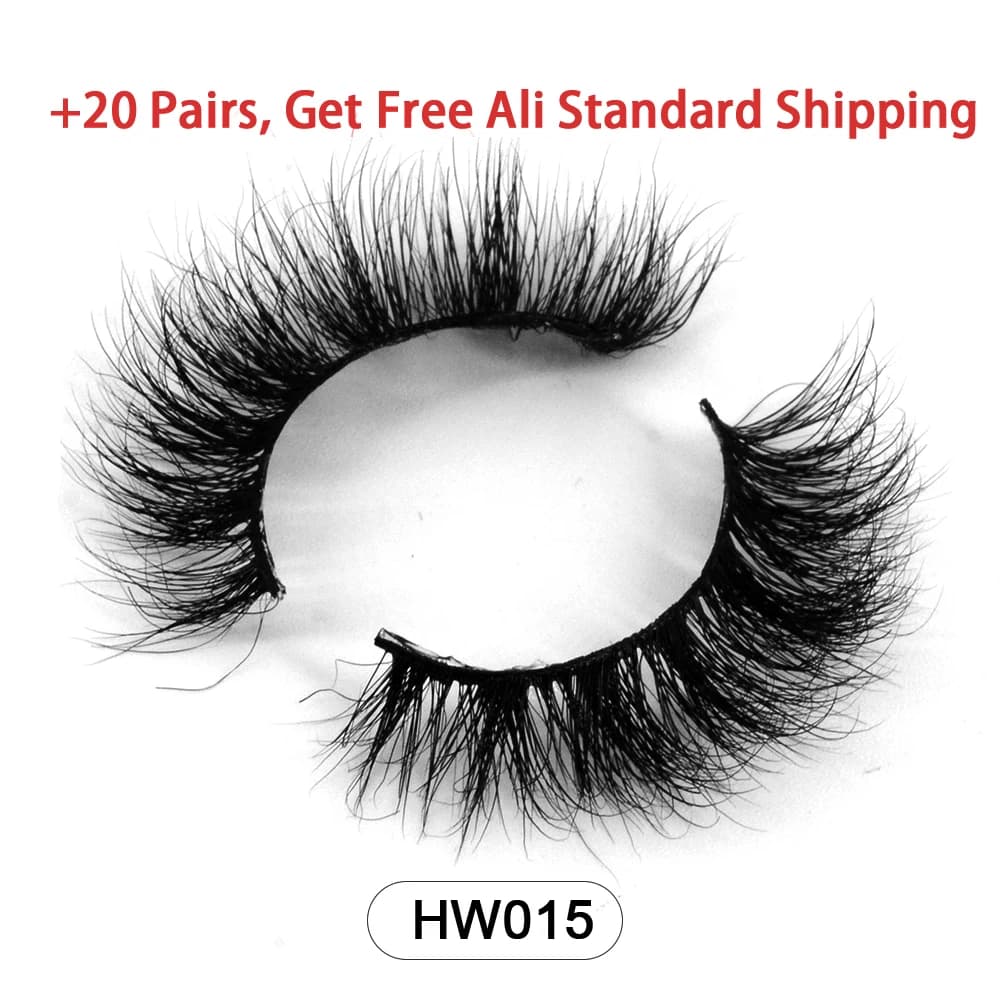 Livraison directe en gros naturel vaporeux 3d vison faux cils maquillage vison faux cils avec bande souple maquillage pour les femmes