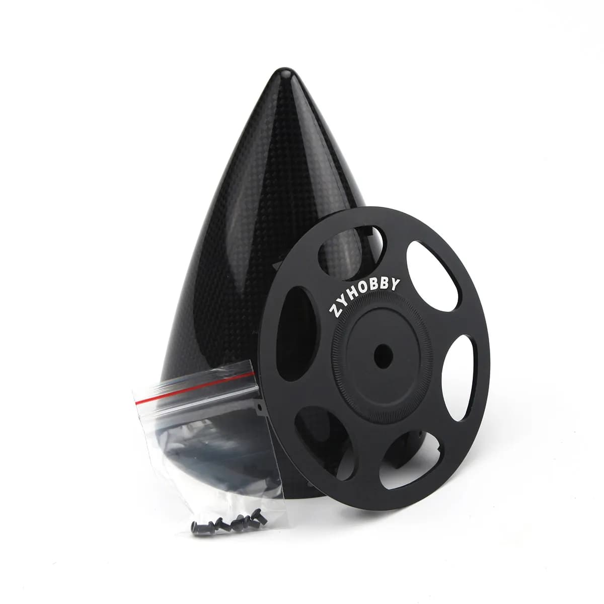1Pc En Fiber De Carbone Spinner Pour 2 Lames Prop à Voilure Fixe Gaz RC Avion 2.75» '3''3.5''4'' 4.5» '5''5.5 ''pouces