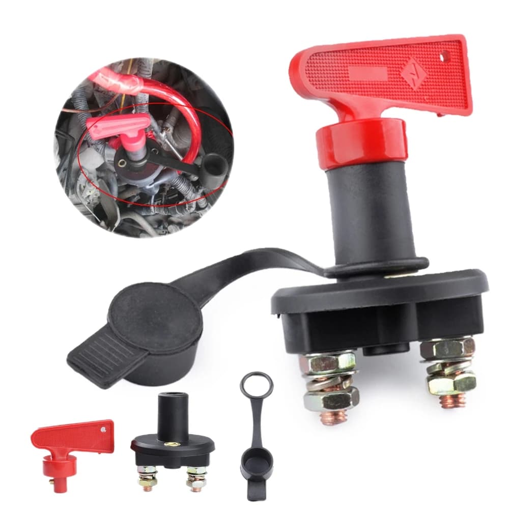 300A 12V clé rouge coupé tuer interrupteur de batterie véhicule principal modifié isolateur déconnecteur voiture interrupteur d'alimentation pour Auto camion bateau