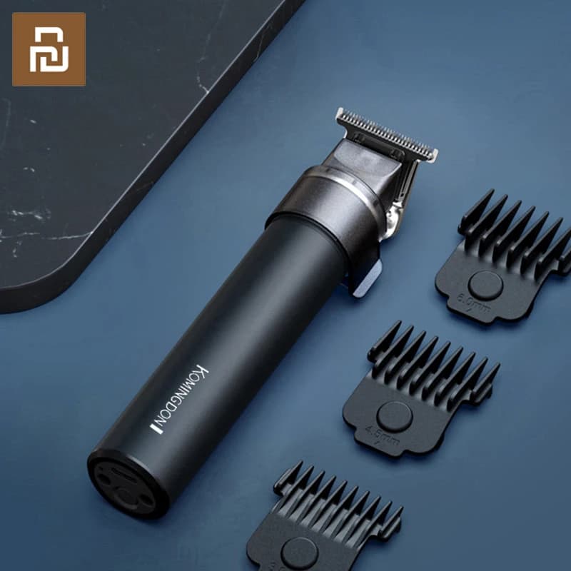 Tondeuse à cheveux Mijia Komingdon, machine professionnelle pour la coupe des cheveux, tondeuse pour barbe et cheveux pour hommes, rasoir électrique rechargeable, modèle KMD-2717.