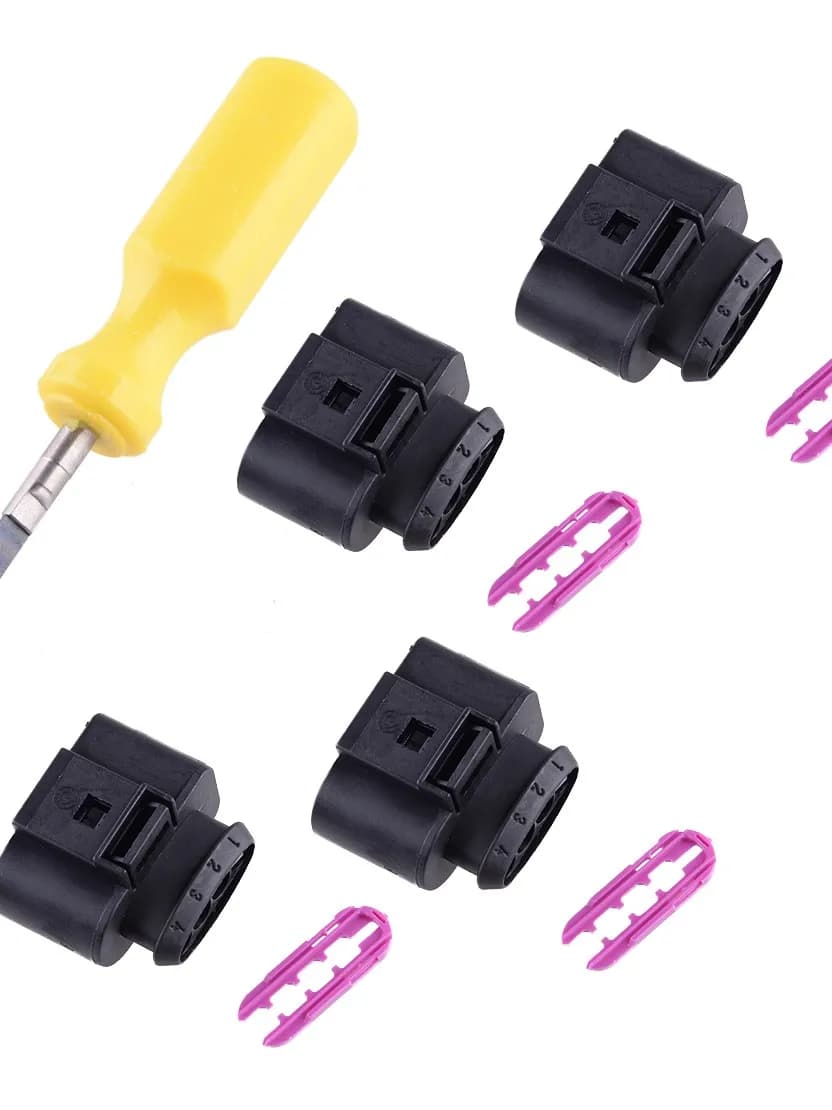 Kit de réparation de connecteur de bobine d'allumage de voiture, avec outil encombrant de 0.3cm, adapté à Audi A1 A2 A3 A4 A6 A8 Q7 TT VW Skoda