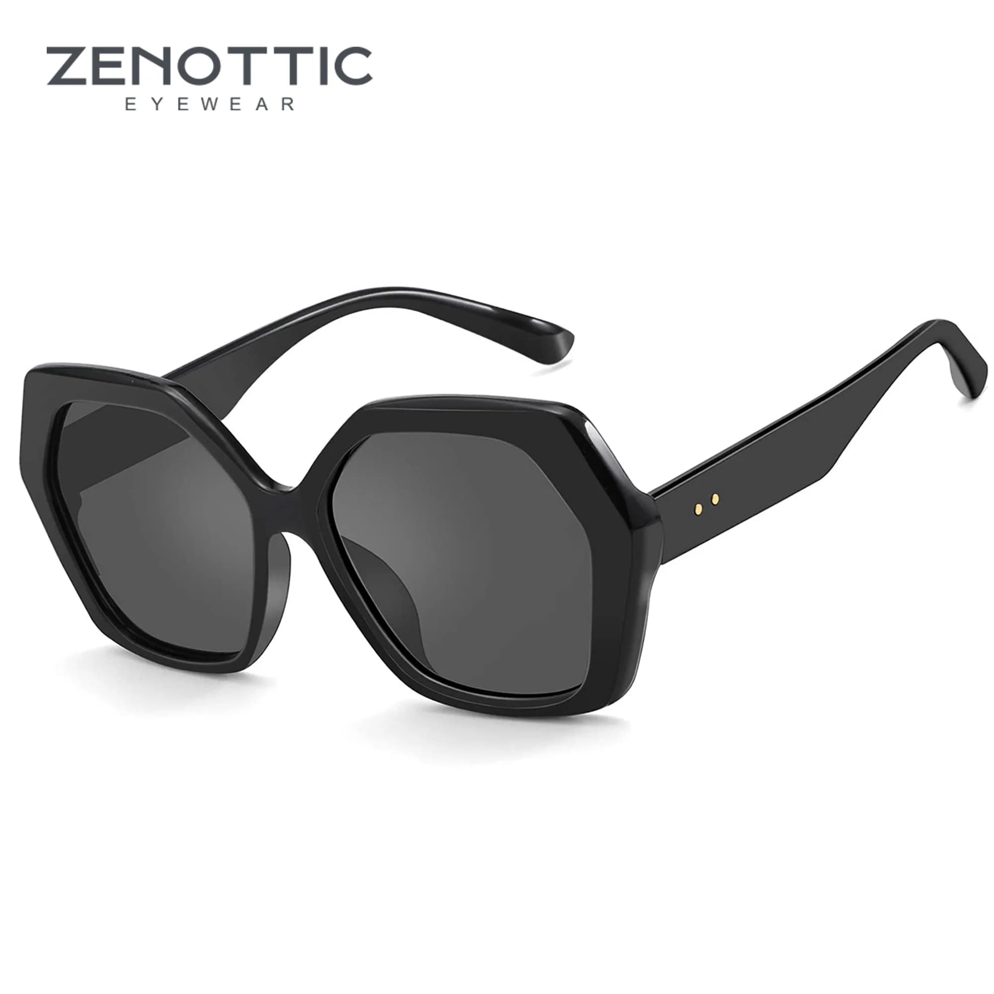 ZENOTTIC papillon surdimensionné lunettes de soleil femmes Design de mode grandes lunettes nuances pour dames Uv400 voyage lunettes de soleil