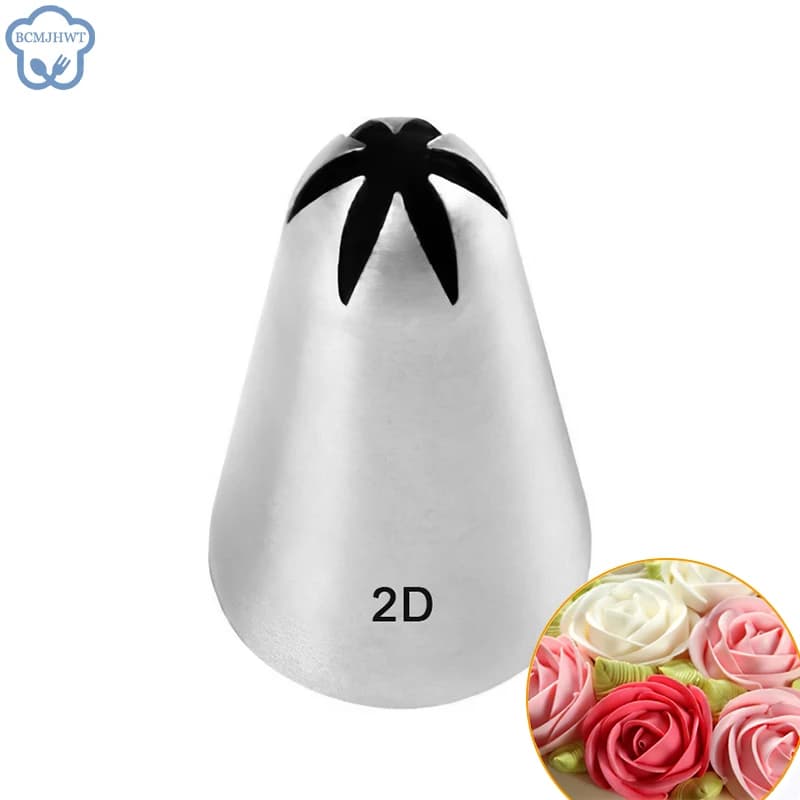 Buse de glaçage en acier inoxydable, 1 pièce, accessoires de cuisson, pointes de pâtisserie, outils de décoration de gâteau, Chi, # JO