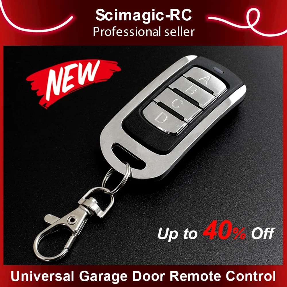 telecommande portail / télécommande de porte de Garage 280-868MHZ, balayage automatique, copie multi-fréquence, ouvre-porte à Code de roulement fixe multi-marque