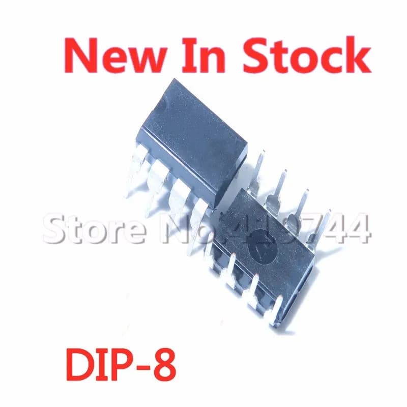 Puce d'amplificateur opérationnel DIP-8 LM741CN, 5 pièces/lot, LM741, nouveau, Original, en Stock