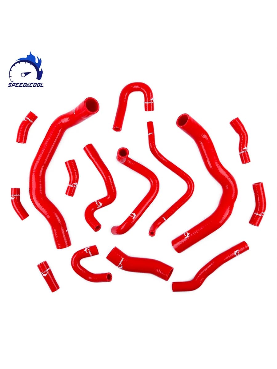 SPEED & COadvocate-Tuyau de refroidissement en silicone, 15 pièces, pour Mini Cooper S, MK1, R52, R53, 1.6, Smile Charged Tritseats, Engine 2001-2006, RHD