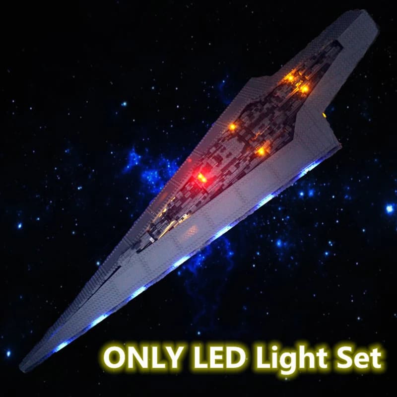 Ensemble d'éclairage LED télécommandé, compatible avec LEGO 10221, 05028, Super Star Destroyer, briques, blocs de construction, accessoire, en stock