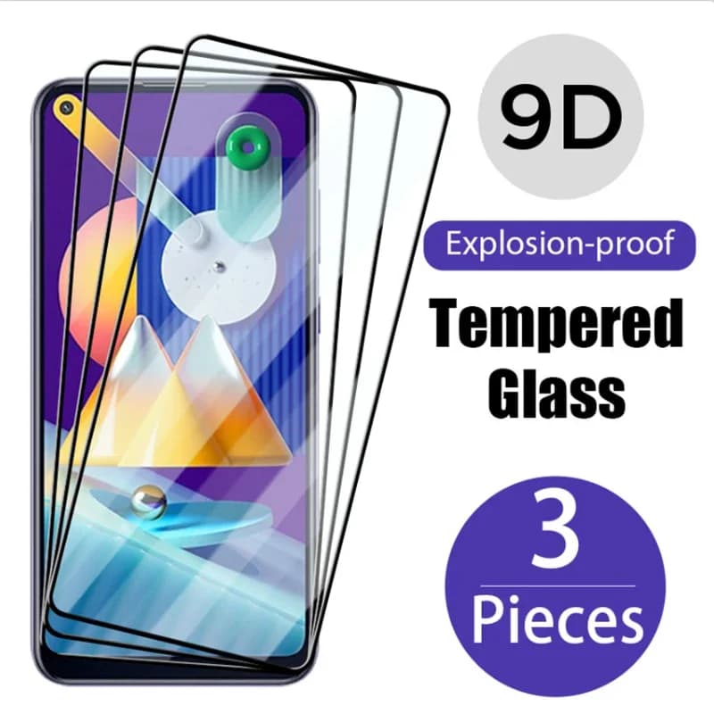 3 Pièces! Protecteur d'écran, en verre trempé, pour Xiaomi Mi 8 SE A2 Lite A1 Poco X3 NFC M3 F2 Pro 10T Pro 9 SE 9T