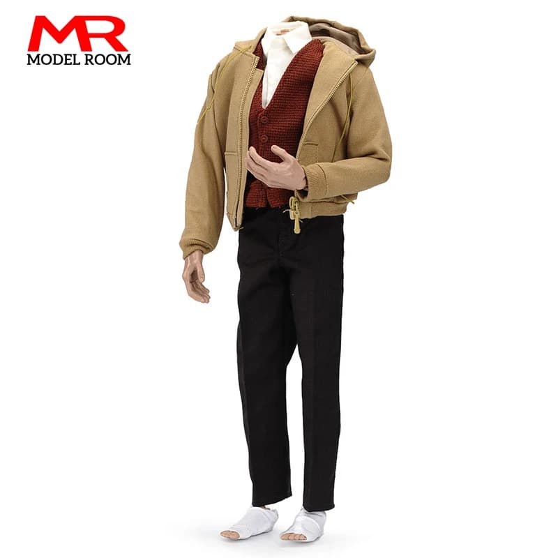 Joaquin Phoenix-Ensemble de vêtements décontractés pour hommes, manteau, chemise, pantalon, accessoires, modèle, Fit 12, soldat masculin, corps de figurine d'action, 1/6
