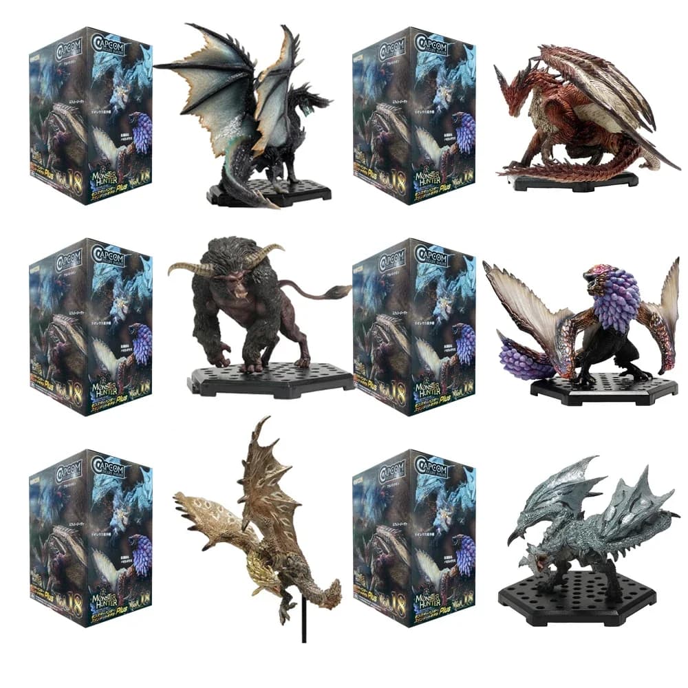 Collection de figurines d'action Dragon, Monster Hunter World, Ice Borne Plus, Vol18, modèle de décoration, cadeau jouet, nouveau