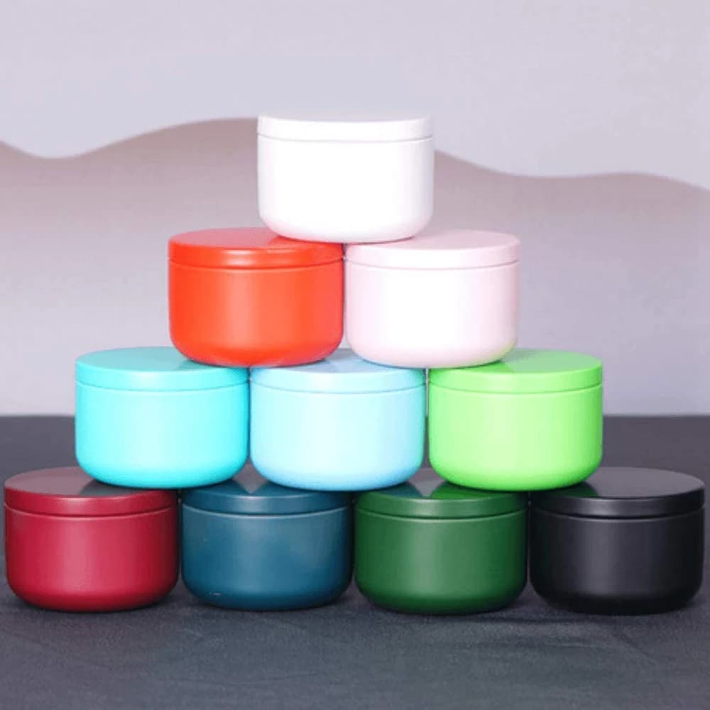 Boîte à thé avec couvercles hermétiques, conteneur de stockage de thé en fer blanc, Mini boîte Portable pour la fabrication de bougies, boîtes scellées, bijoux boîte à épices pour café