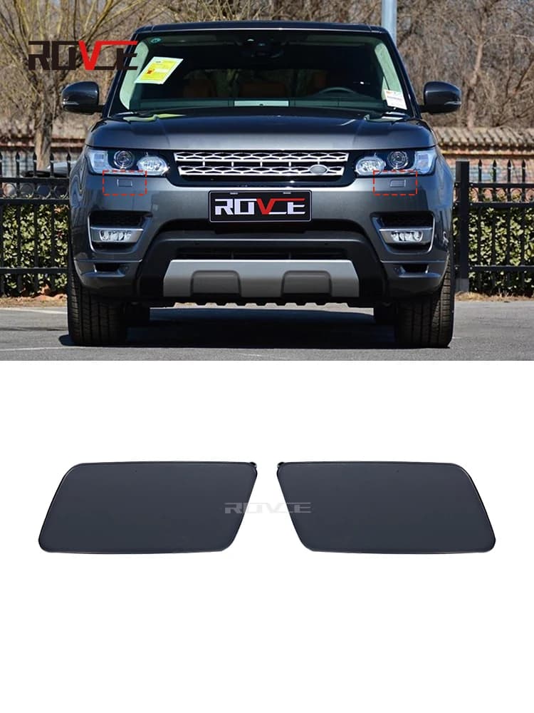 Buse de lumière de sauna de pare-chocs avant de voiture, couvercle de pulvérisation d'eau, adapté pour Land Rover Range Rover dehors L494 2014-2017