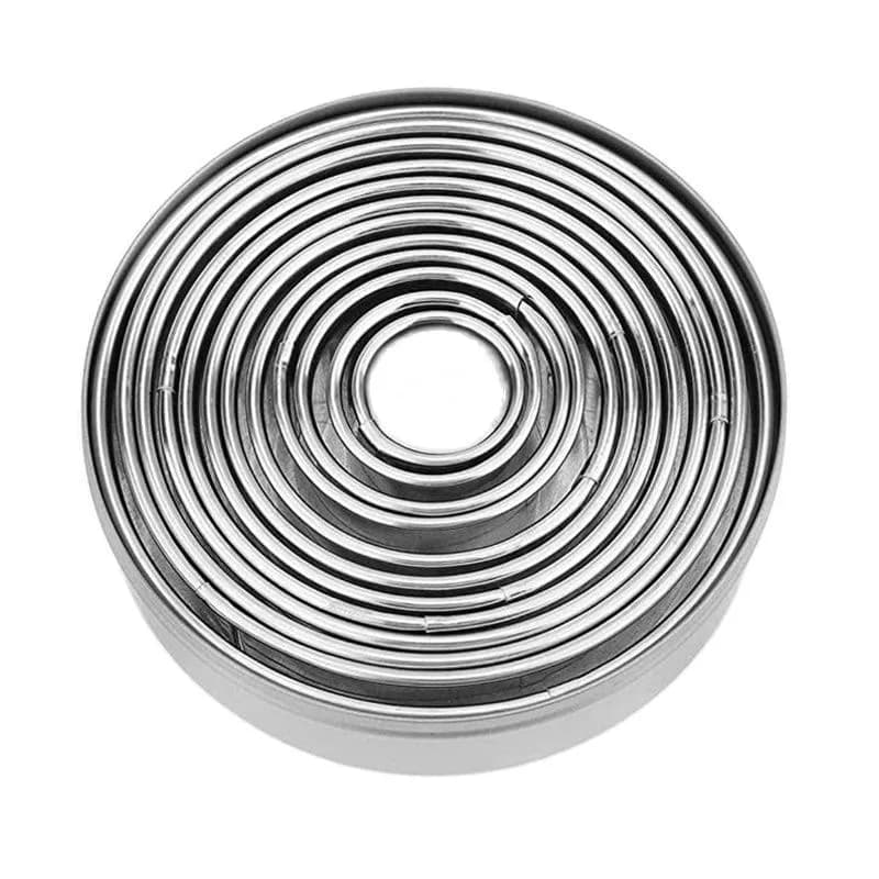 Outils ronds en céramique et argile polymère, moules de coupe en argile polymère, outils faits à la main, 12 pièces/ensemble