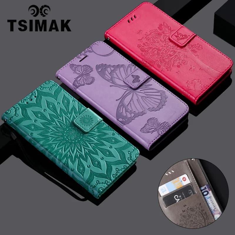 Étui portefeuille pour OPPO A5 A9 2020 A53 A53S A33 A5S AX5S AX7 A3S A7 A12 A15 A15S A16 A54 A74 A94 A95 4G 5G, housse de téléphone à rabat en cuir