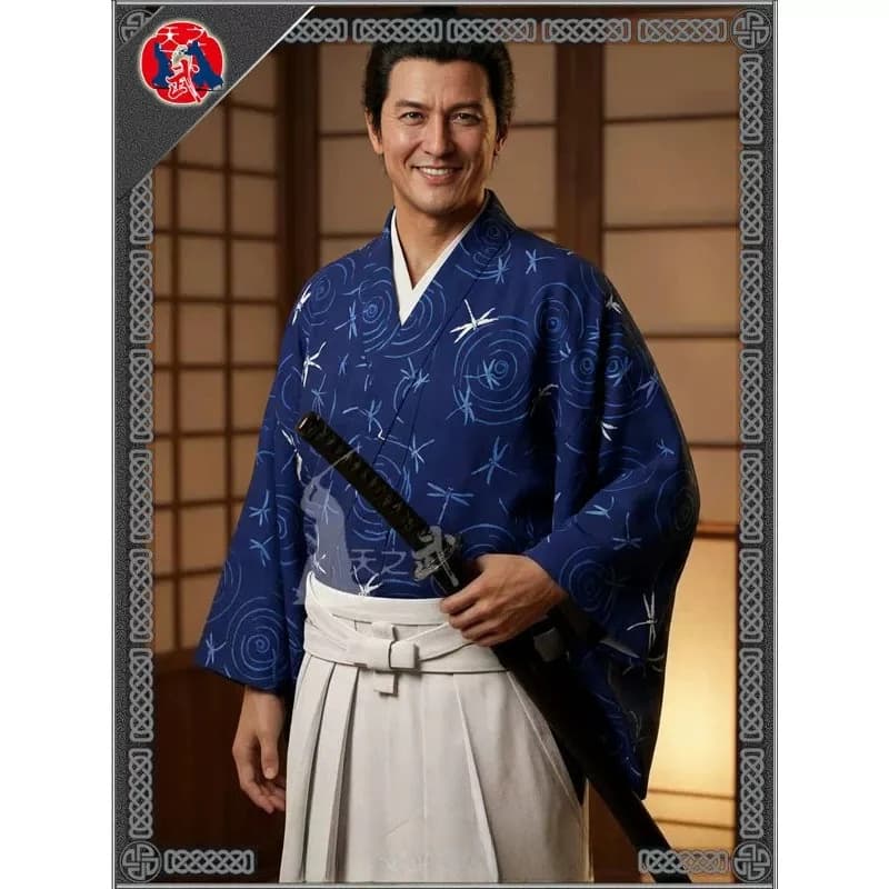 Costume de samouraï japonais, uniforme de kendo, aikido, hapkido, vêtements de sport d'arts martiaux, hakama, keikogi, kimono, veste et pantalon de samouraï