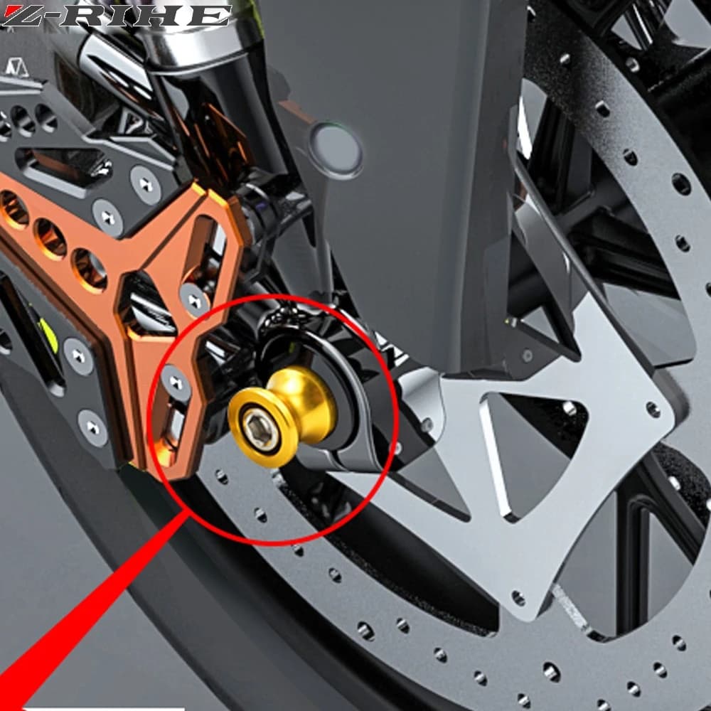 Pour KAWASAKI NINAlbanZX14R ZX-14R ZX14 ZZR 1400 2006-2015 2014 2013 Moto accessoires CNC Bras Osccorporelle Bobines curseur support vis