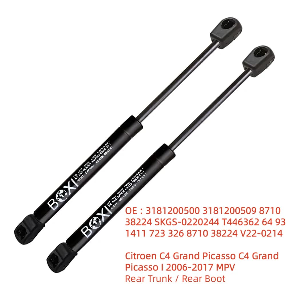 BOXI 2Pcs Amortisseurs de coffre arrière pour Citroën C4 Grand Picasso C4 Grand Picasso I 2006 - 2017 MPV 9654438680 8731N9