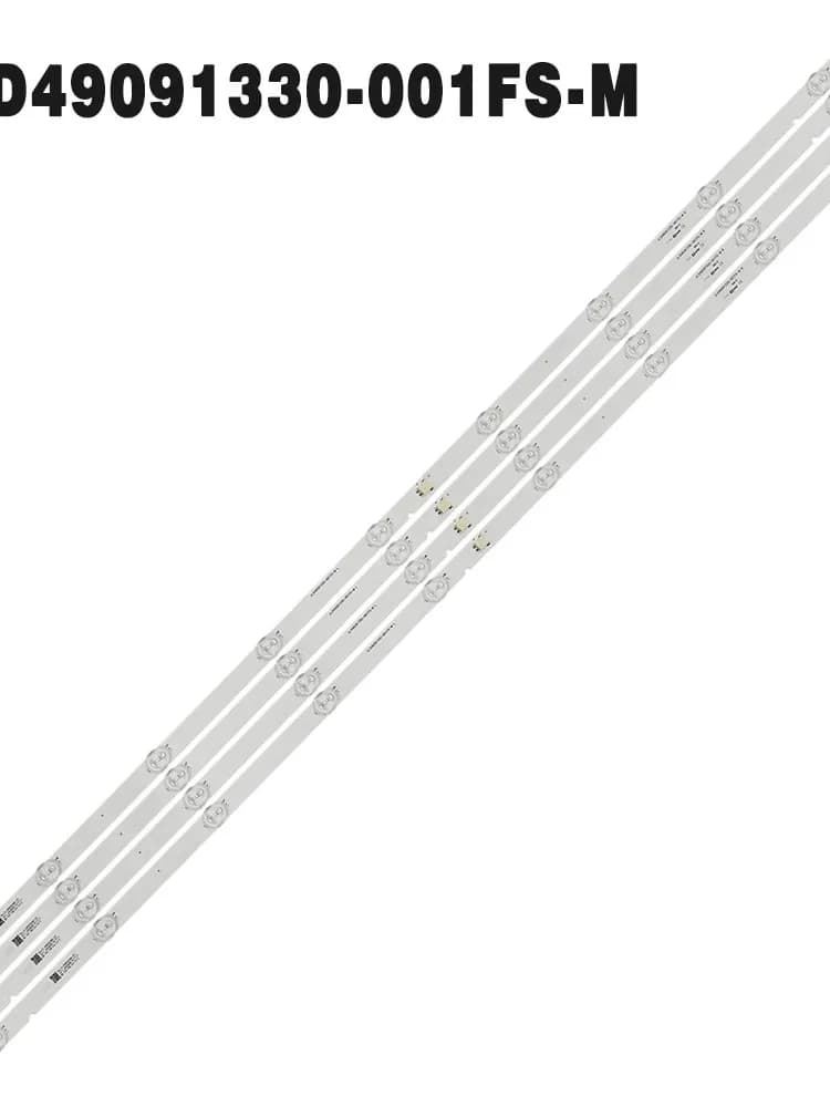 Bande lumineuse LED à 9 lampes pour TV 49 pouces, modèle JL.D49091330-001FS-M SDL490W0(LD0-B11), EAX67133404, 49UJ631V, 49UJ630V, 49UJ634V, 49UJ634V-ZD