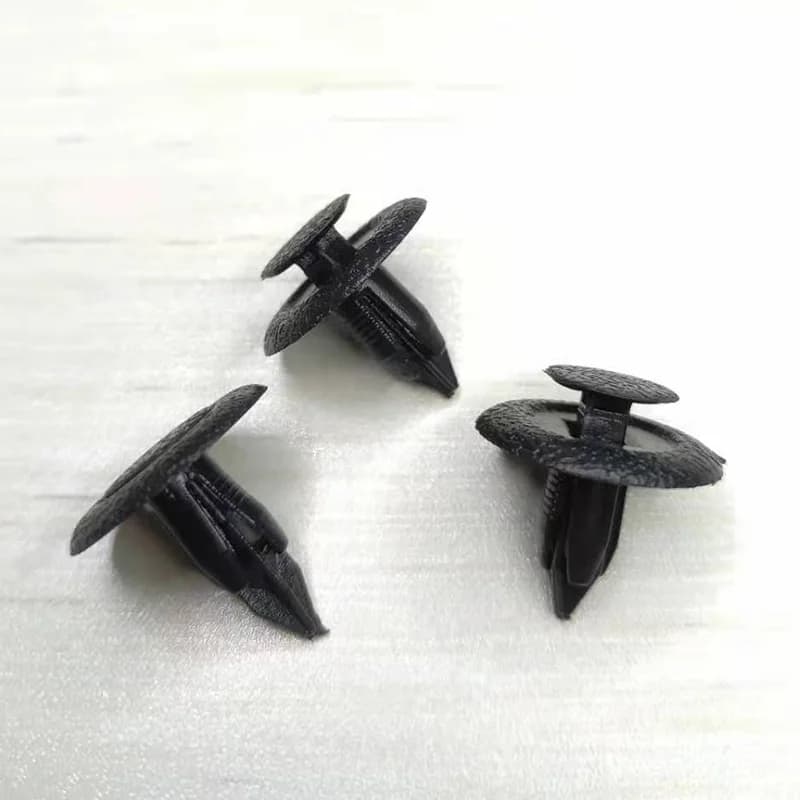 10/20/50 pièces noir porte de voiture garde-boue coffre attache panneau Clips Rivet 6mm trou pour Mazda GJ 2168885 GJ21-68-885B-02 GJ21-68-885