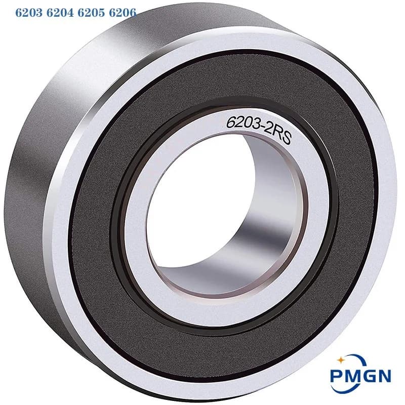 10 pièces roulements 6203 6204 6205 6206 440C C3 haute vitesse ​ ​ Roulement à billes 6203RS pour moteurs électriques, roues, vélos, machines de jardin