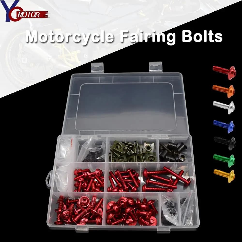 Kit de boulons de carénage pour moto Ducati, vis de carrosserie, écrou 749 848 999 S R DIAVEL CARBON MONSTER M1100 S EVO S4RS, pièces