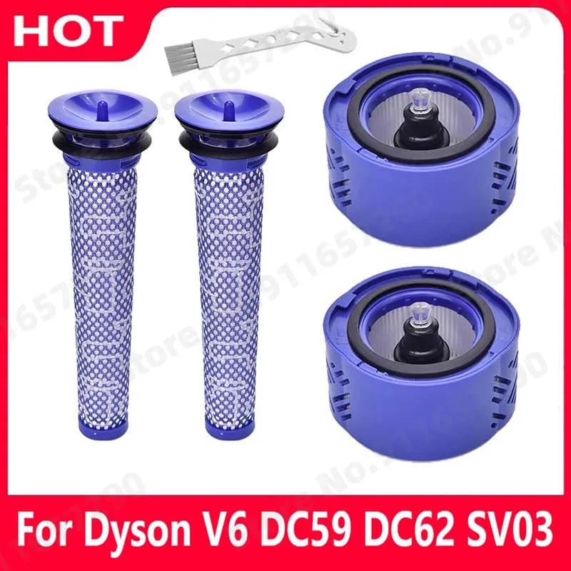 Meilleur kit de pré-filtre et de 2 filtres HEPA pour aspirateur balai sans fil Dyson V6 Absolute. Remplace la pièce