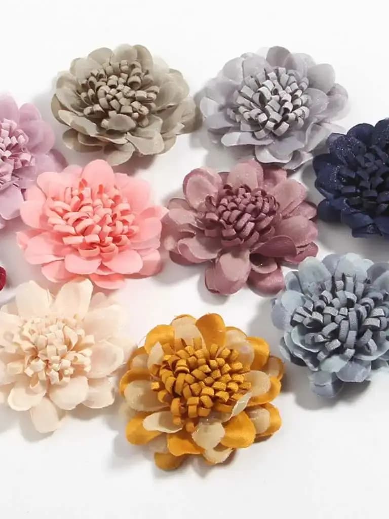 Mini-tissu en dentelle artificielle, 10 pièces, 4.2CM, 1.7 pouces, fleur de Boutique, Patch de garniture en dentelle, robe de mariée, voile de cheveux DIY