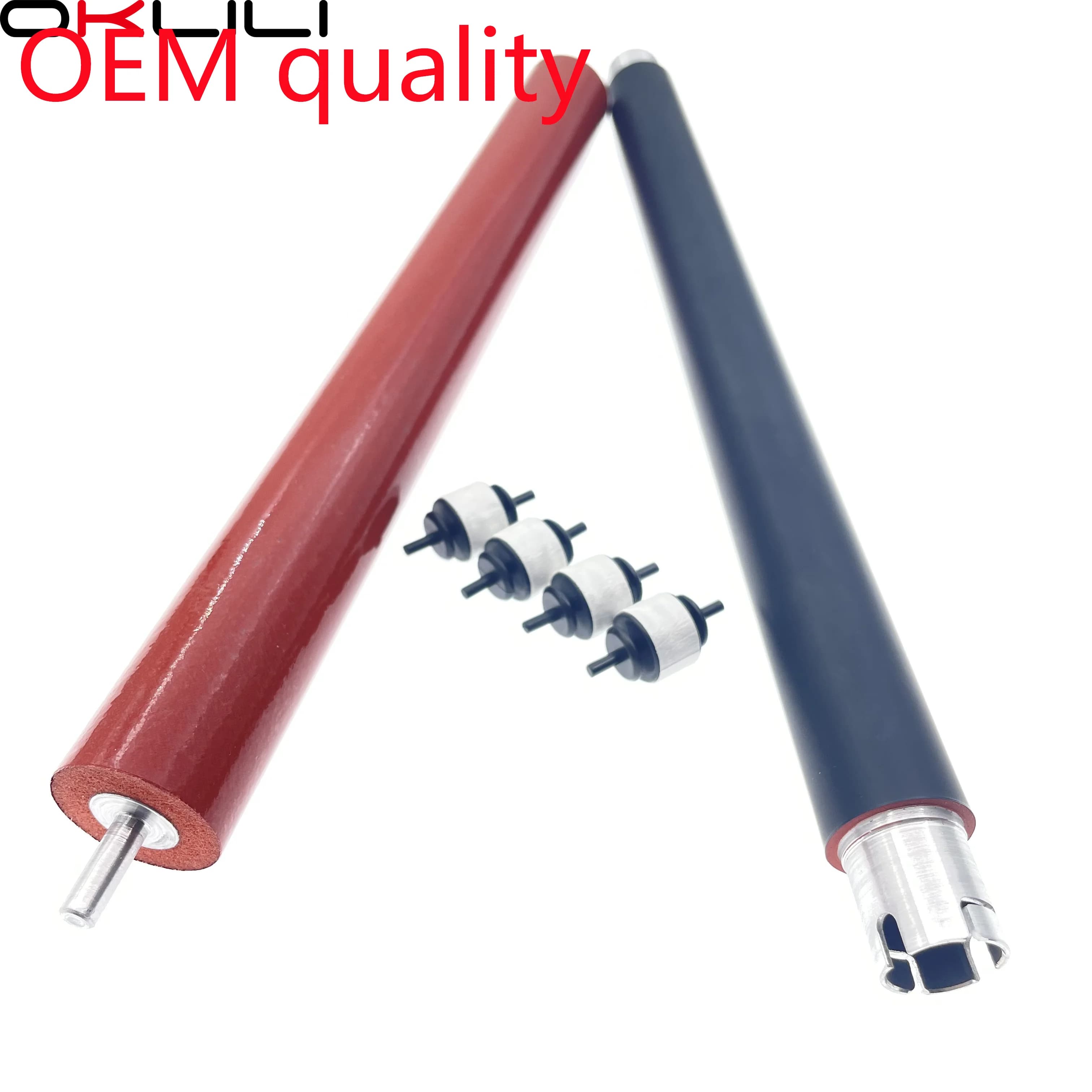 Rouleau de fusion supérieur chauffant + pression inférieure + nettoyage pour Brother HL3142 HL3152 HL3172 DCP9015 DCP9017 DCP9022 MFC9142 MFC9332