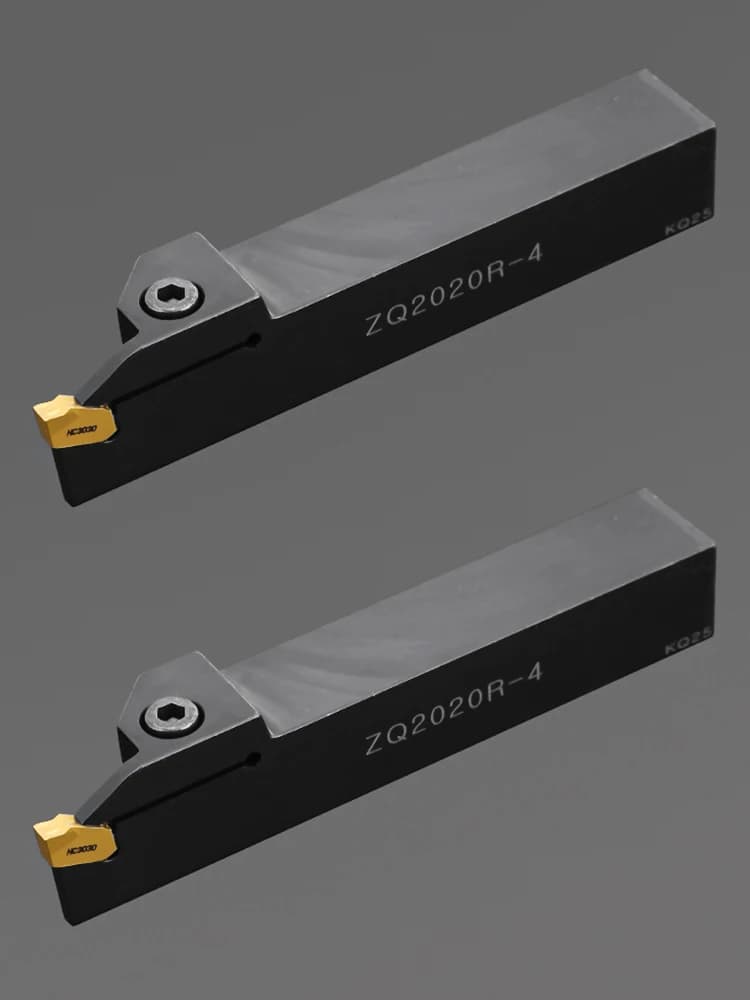 ZQ1616R-2 ZQ2020R-2 ZQ2525R-2 rainuré CNC tour usinage coupe DONholder métal rainuré coupe de séparation outil d'alésage