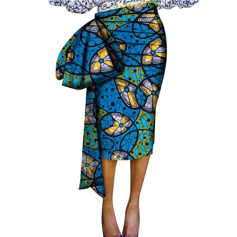 BintaRealwarn-Jupe Africaine Personnalisée pour Femme, Grande Décoration pour ixde Mariage, 6XL, WYaster 40