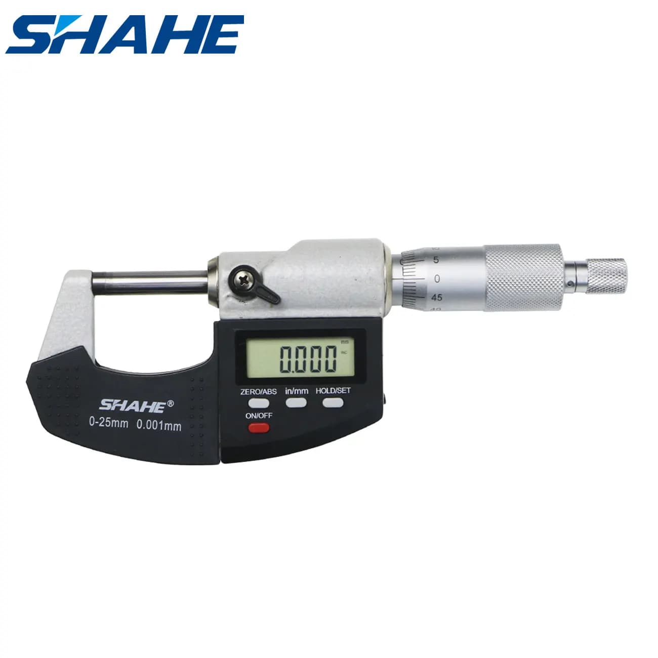 Micromètre numérique SHAHE 0.001mm 0-25mm micromètre extérieur électronique avec ligne d'échelle micromètre jauge outil de mesure