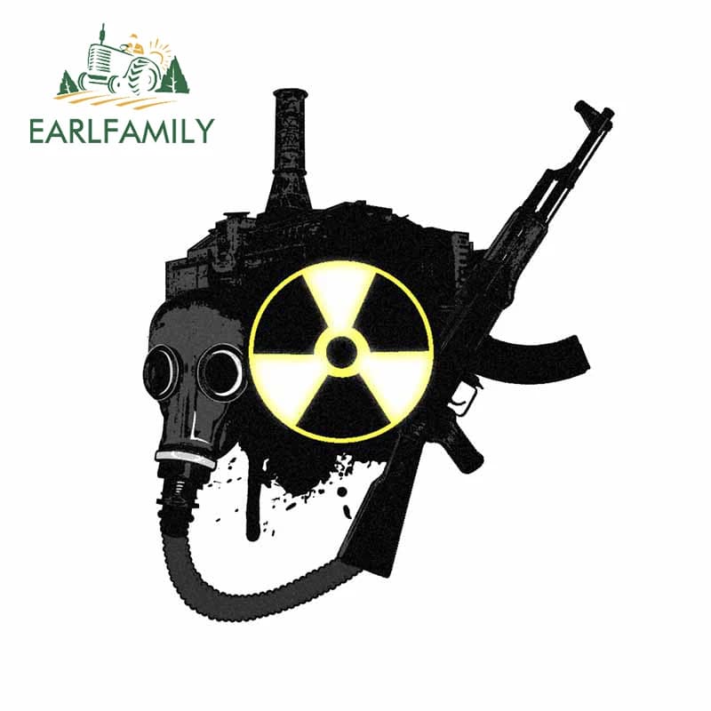 EARLFAMILY – autocollants pour pare-choc de moto, 13cm x 11.5cm, protection étanche pour porte de voiture