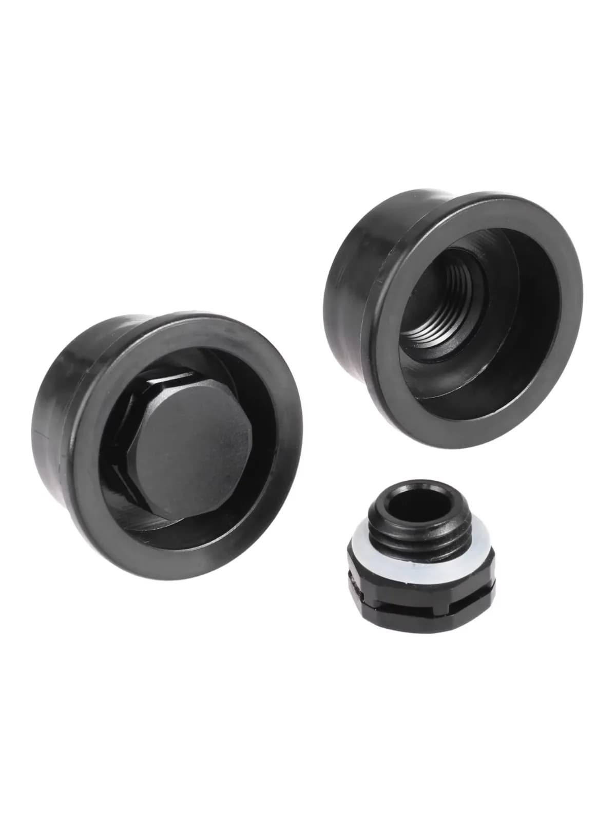 Bouchon de ventilation automatique à vis, Valve d'échappement, équipement pour surf SUP, Paddle debout, planche de surf, étanche, plastique noir, 6 pièces