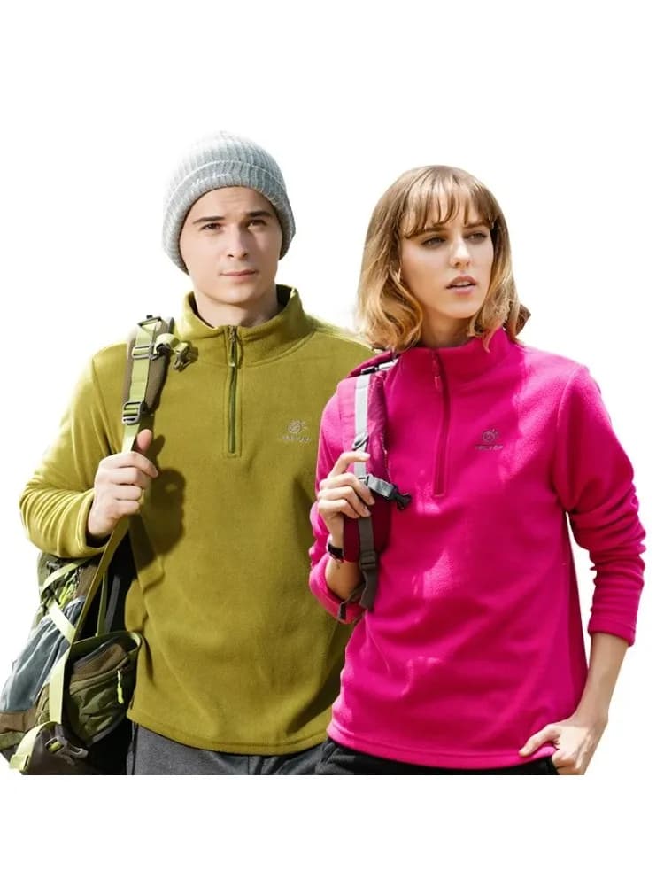 Manteau polaire chaud coupe-vent pour homme et femme, veste de sport en plein air, de randonnée, de printemps, d'automne et d'hiver, doublure thermique