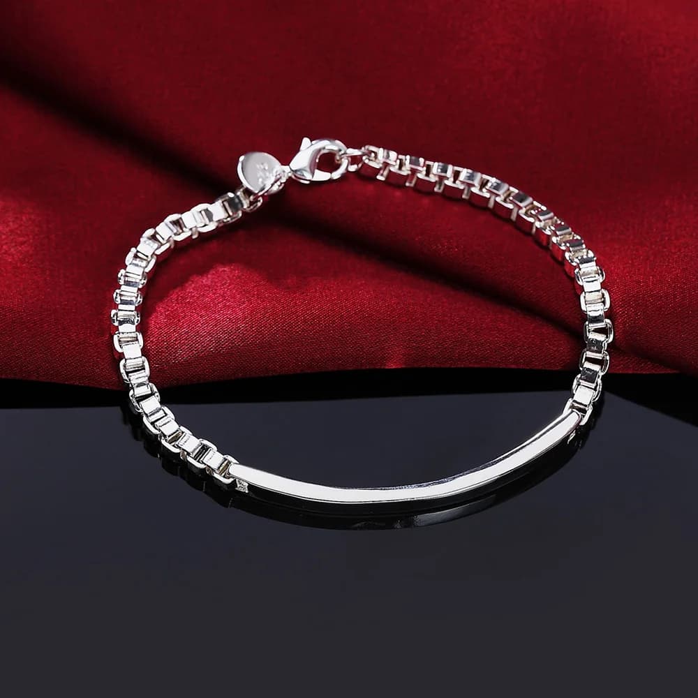 Bracelets en argent Sterling 925, chaîne en treillis sauvage pour femmes et hommes, cadeaux de fête de mariage et de noël, bijoux à la mode, nouvelle collection