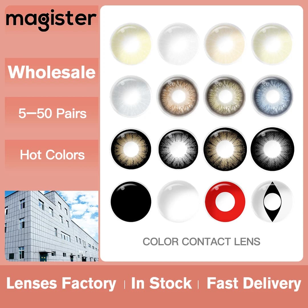 Lentilles de contact colorées Magister pour lentilles de contact en gros pour les yeux Achat en vrac Fabricant Fournisseur Contacts de haute qualité