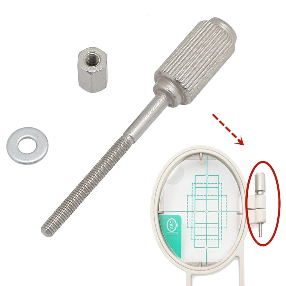 1/3/5 jeu de vis de réglage longues en métal pour cerceau de broderie # XE 4590001 Compatible avec de nombreuses pièces d'accessoires pour cerceaux Brother BabyLock