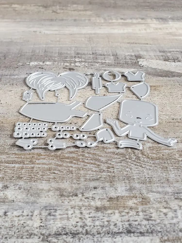 Catlove – matrices de découpe en métal Geisha japonaise, moule de Scrapbooking, pochoir, découpe de cartes, bricolage, gaufrage artisanal, nouvelles matrices pour 2021