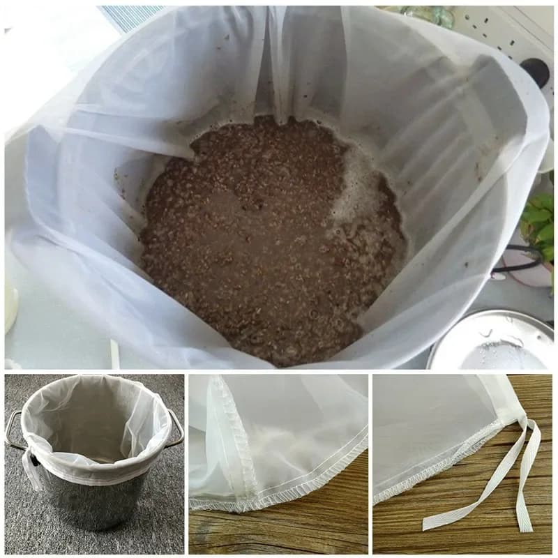Sac filtrant pour brassage de bière à domicile, sac de brassage multi-tailles pour tous les grains, brassage de Malt, bouilli, moulu, paille