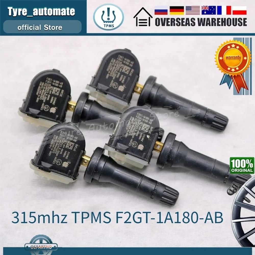 Capteur de pression d'opathie 315mhz F2GT-1A180-AB TPMS POUR 2014-2022 Ford Mustang Explorer Edge FOCUS F2GZ-1A189-A TPMS35 F2GT-1A180-BB