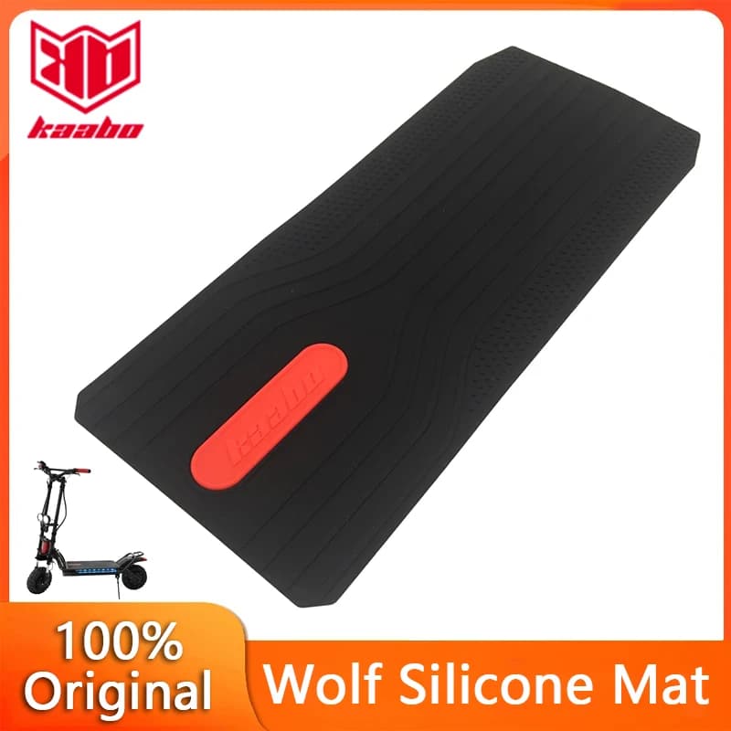 Tapis en Silicone pour trottinette électrique Kaabo, tampon autocollant pour les pieds, noir, Original
