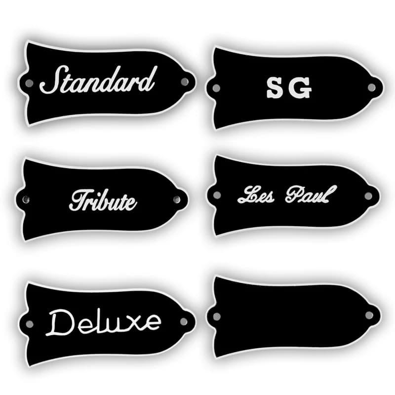 Xin Yue pièces de guitare personnalisées-pour guitare électrique Gibson plaque de couverture de tige de treillis pour LP Standard/personnalisé 2 trous