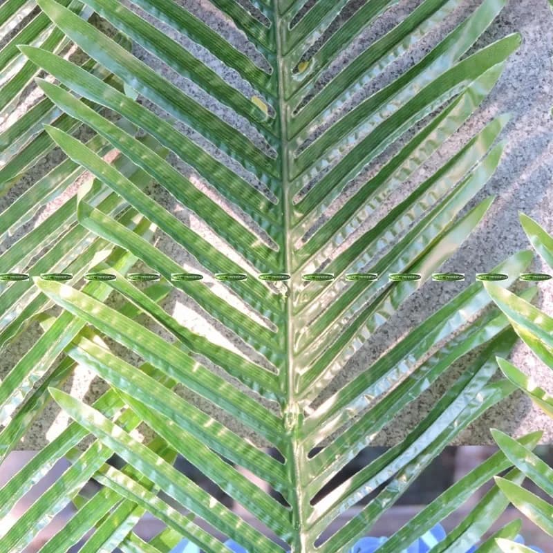 Plante artificielle 103cm, feuille de palmier Frond, phénix, noix de coco, branche d'arbre, meubles de maison de mariage, décoration d'extérieur, 6 pièces